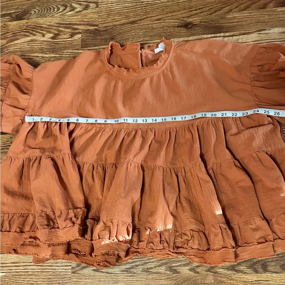 EUC Newbury Kustom FALL AT LAST RUST BLOUSE, large - Picture 10 of 10